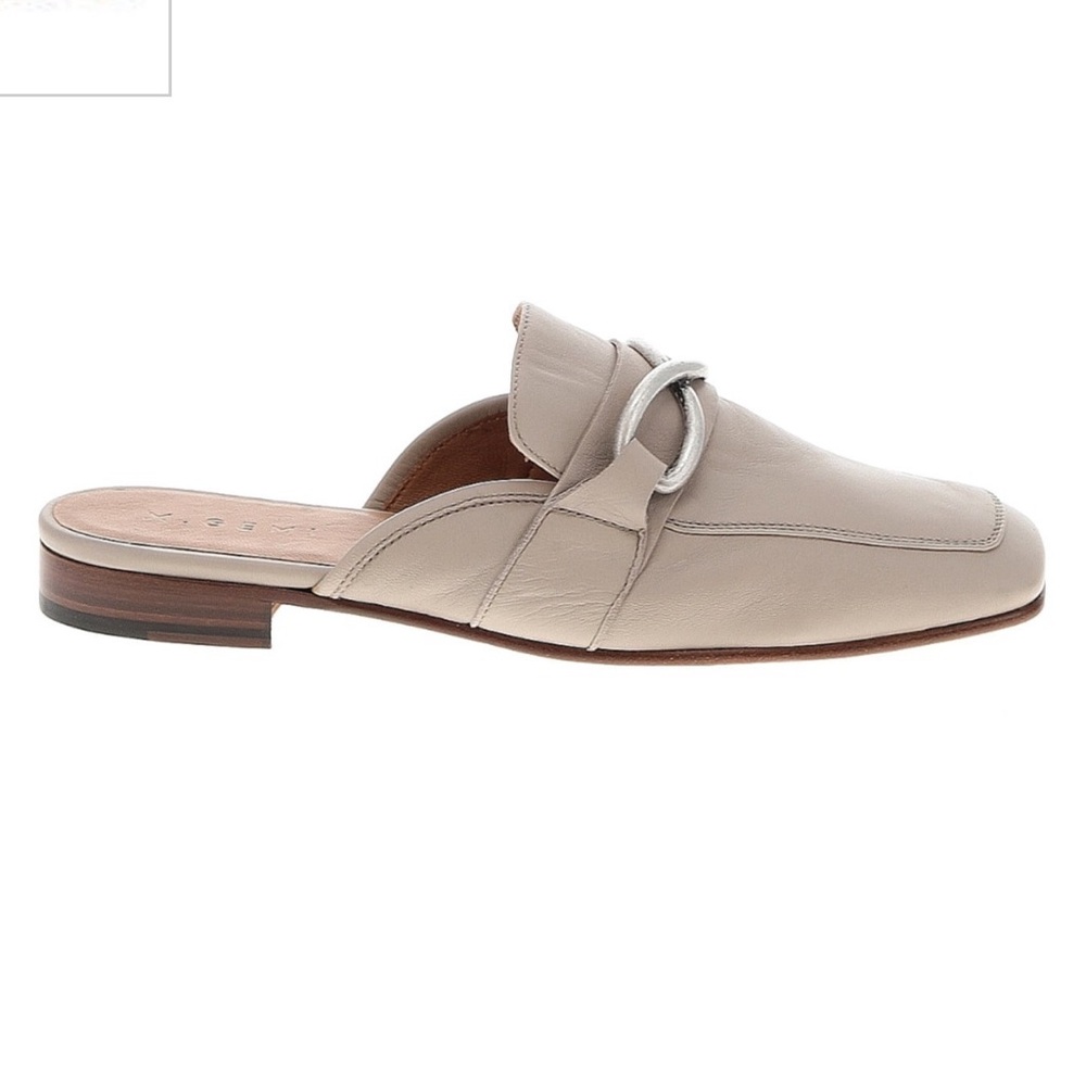 M.Gemi Silvia Mules – Italian Leather Slip-Ons – Size 9.5